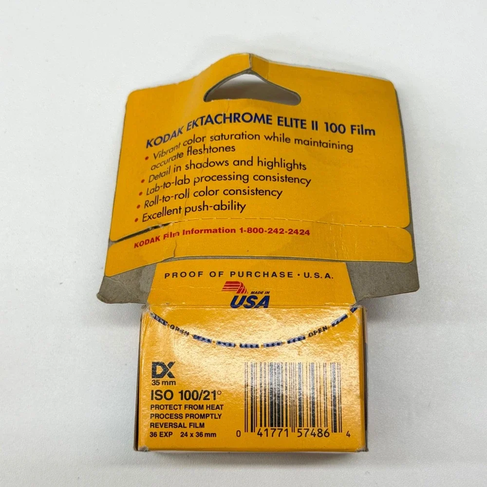 Kodak Ektachrome Elite II 100 35mm Film 36 Expired 1998 Jurassic Park 3 Rolls